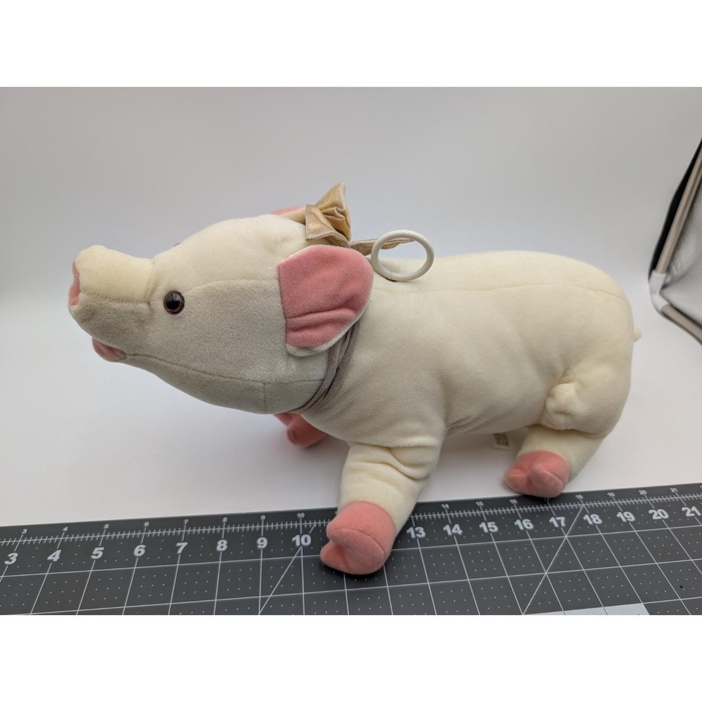 Big Top‎ Pee Wee Vance Pig Talking Plush 1988 Pull String Works READ Stuffed